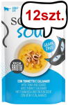 Schesir Soup with Tuna&Squids  Mokra Karma dla kota op. 40g Pakiet 12szt.