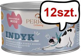 Perro CATering Indyk Mokra Karma dla kota op. 185g Pakiet 12szt.