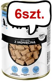Rafi Classic Dog Jagnięcina Mokra Karma dla psa op. 1240g Pakiet 6szt.