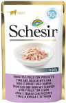 Schesir Adult Tuna Chicken and Ham in Jelly Mokra Karma dla kota op. 50g