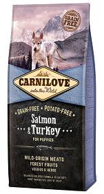 Carnilove Puppy Salmon&Turkey Sucha Karma dla szczeniaka op. 12kg [Data ważności: 8.03.2024]