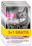 Pro Plan Cat Delicate Adult Indyk Mokra Karma dla kota op. 85g Pakiet 4szt (3+1 GRATIS) 