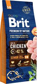 Brit Premium by Nature Senior Small&Medium Sucha Karma dla psa op. 15kg