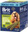 Brit Premium Monthly Pack Happy Snacks Dental Przysmak dla psa rozm. M op. 28szt.