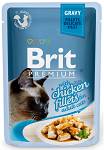 Brit Premium Adult Chicken Fillets GRAVY Mokra Karma dla kota op. 85g