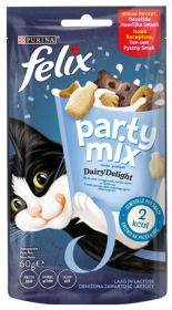 Felix Przysmak Party Mix Dairy Delight dla kota op. 60g WYPRZEDAŻ