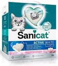 Sanicat Żwirek bentonitowy Active White Lotus Flower dla kota op. 10l WYPRZEDAŻ
