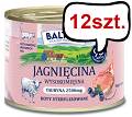 Baltica Smaki Regionów Adult Mono Jagnięcina Mokra karma dla kota op. 185g Pakiet 12szt.