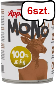 Comfy Appetit Mono Jeleń Mokra karma dla psa 400g Pakiet 6szt.