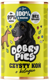 Dobry Pies Monoprotein Adult Czysty koń Mokra karma dla psa op. 400g