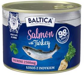 Baltica Excellent Adult Salmon&Turkey Mokra karma dla kota op. 185g