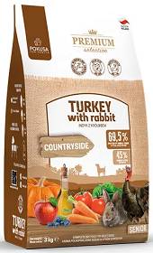 Pokusa Premium Senior Selection Countryside Turkey with Rabbit Sucha Karma dla psa op. 3kg