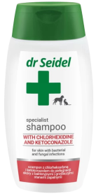 Dr Seidel Szampon z chlorheksydyną i ketokonazolem dla psa poj. 220ml