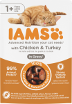 Iams Delights Chicken&Turkey in Gravy Mokra Karma dla kota op. 85g