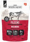 Wiejska Zagroda Adult Fileciki Monoproteinowe Wołowina Mokra Karma dla psa op. 280g