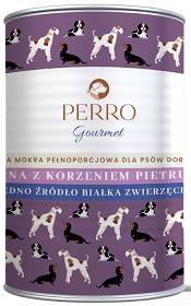 Perro Gourmet Adult Sarna z korzeniem pietruszki Mokra Karma dla psa op. 400g