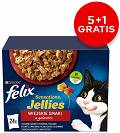 Felix Sensation Jelles Adult Wiejskie smaki w galaretce Mokra Karma dla kota op. 6x(24x85g) Pakiet