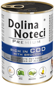 Dolina Noteci Premium Adult Dorsz z Brokułami Mokra Karma dla psa op. 400g