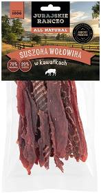 Jurajskie Ranczo Suszona wołowina Przysmak dla psa op. 100g