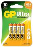 GP Batteries Ultra Alkaline Battery Baterie alkaliczne LR03 / AAA op. 4szt.