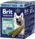 Brit Premium Monthly Pack Happy Snacks Dental Przysmak dla psa rozm. L op. 28szt.