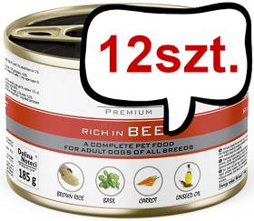 Dolina Noteci Premium Adult Wołowina Mokra Karma dla psa op. 185g Pakiet 12szt.