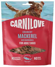 Carnilove Przysmak Crunchy Mackerel with Rasberries dla psa op. 200g