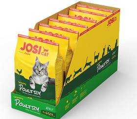 Josera Josicat Adult Crunchy Poultry Sucha Karma dla kota op. 7x650g