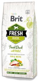 Brit Fresh Run&Work Adult Active Duck with Millet Sucha Karma dla psa op. 12kg