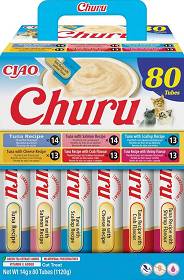 Inaba Ciao Churu Tuna&Seafood Recipe Przysmak dla kota op. 80x14g