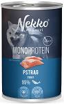 Nekko Monoprotein Adult Pstrąg Mokra Karma dla psa op. 400g