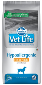Farmina Vet Life Dog Hypoallergenic Fish&Potato Sucha Karma dla psa op. 12kg