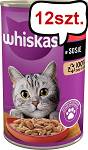 Whiskas Adult Wołowina w sosie Mokra Karma dla kota op. 400g Pakiet 12szt.