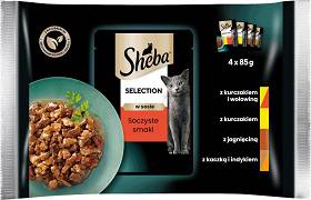 Sheba Selection In Sauce Adult Kolekcja Soczystych smaków w sosie Mokra karma dla kota op. 4x85g