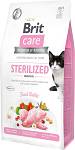 Brit Care Cat Grain-Free Sterilized Sensitive Sucha Karma dla kota op. 400g