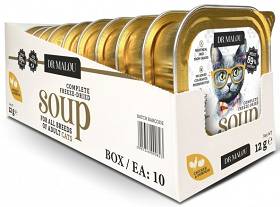 Dr Malou Soup Chicken&Pumpkin Liofilizowana Karma dla kota op. 12g Pakiet 10szt.