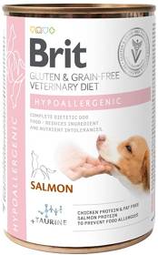 Brit Veterinary Diet Hypoallergenic Salmon Mokra Karma dla psa op. 400g