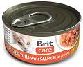 Brit Care Cat Adult Tuna&Salmon in gravy Mokra Karma dla kota op. 80g