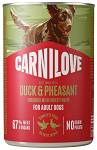 Carnilove Adult Duck&Pheasant Pate Mokra Karma dla psa op. 400g