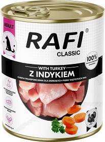 Rafi Classic Dog Indyk Mokra Karma dla psa op. 800g
