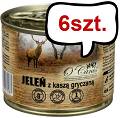 O'Canis Jeleń z kaszą gryczaną Mokra Karma dla psa op. 200g Pakiet 6szt.