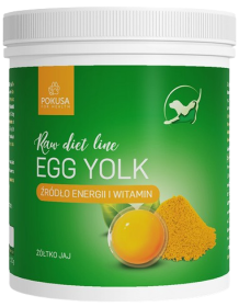 Pokusa RawDietLine Egg Yolk (Żółtka Jaj) dla psa i kota op. 150g