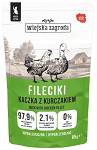 Wiejska Zagroda Kitten Fileciki Kaczka z kurczakiem Mokra Karma dla kociąt op. 85g