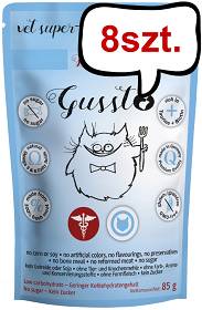 Gussto Vet Diabetic Mokra Karma dla kota op. 85g Pakiet 8szt.