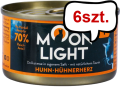 Moonlight Dinner nr 1 Kurcza i serca kurczaka Mokra Karma dla kota op. 80g Pakiet 6szt.