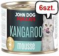 John Dog Adult Kangaroo Mousse Mokra Karma dla kota op. 200g Pakiet 6szt.
