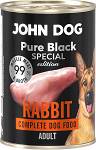 John Dog Pure Black Special Edition Adult Rabbit Mokra Karma dla psa op. 400g
