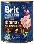 Brit Premium by Nature Chicken with Chicken Hearts Mokra Karma dla psa op. 800g