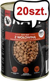 Rafi Adult Wołowina Mokra Karma dla kota op. 415g Pakiet 20szt.