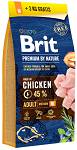 Brit Premium by Nature Adult Medium Sucha Karma dla psa op. 15kg+3kg GRATIS